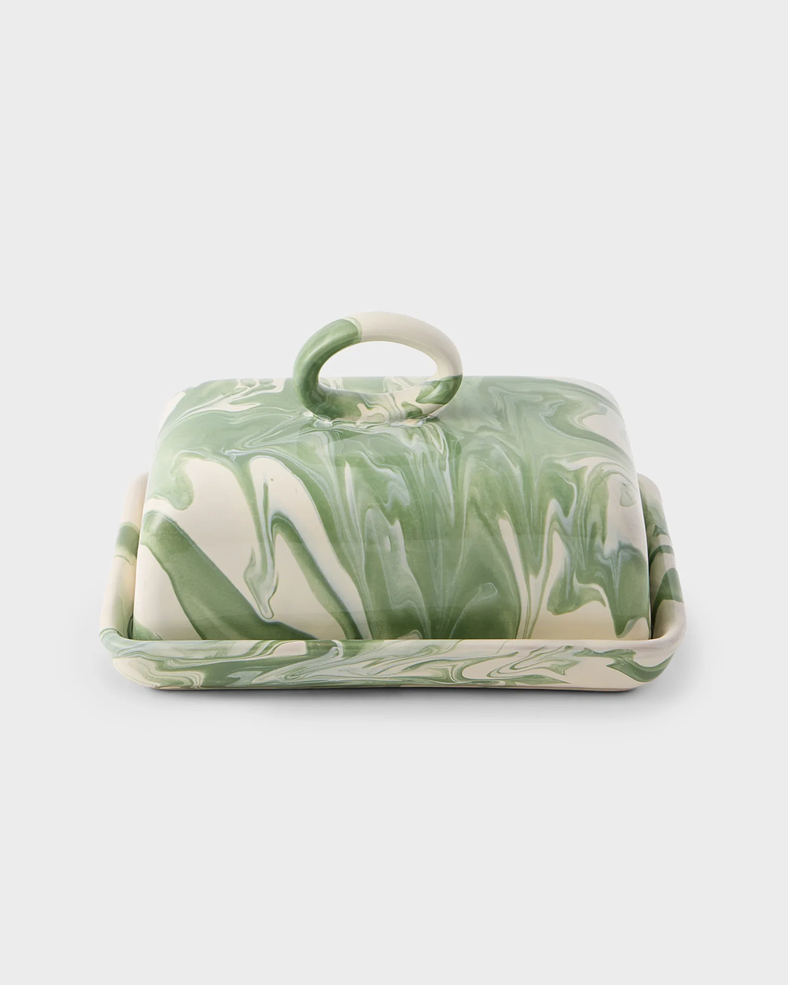 Image of Marbled Butter Dish