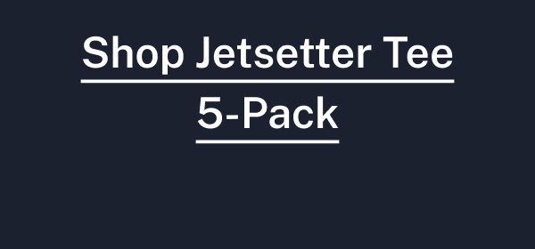 Shop Jetsetter Tee 5-Pack