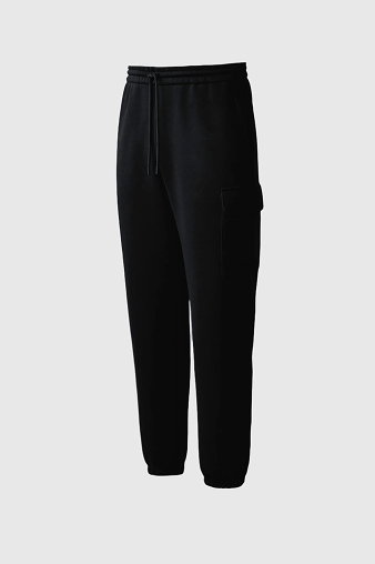 MARVIN-R Double face jersey cargo sweatpants for men