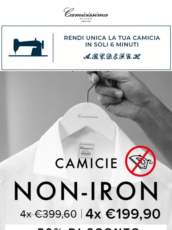 Scopri i must-have Non-Iron per un look da cerimonia impeccabile!