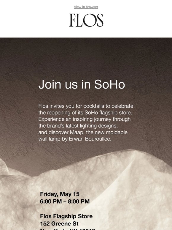 Flos | SoHo Flagship Store Reopening