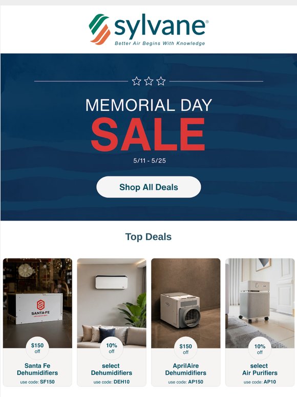 Memorial Day Savings Are Here!