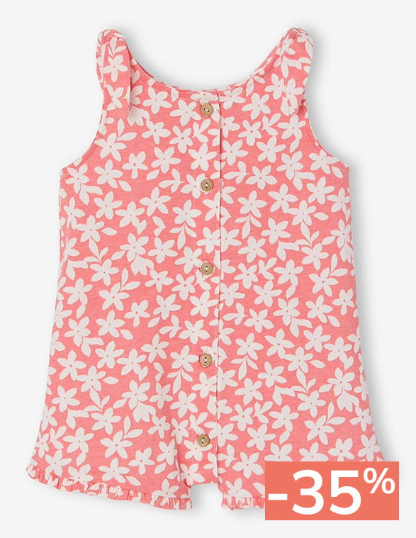 Printed jumpsuit for babies 35%