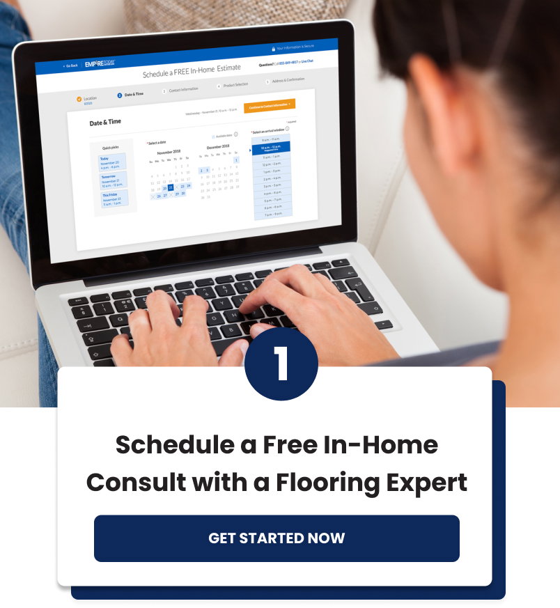 Schedule A Free In-Home Consult with a Flooring Expert