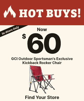 In-Store Only | GCI Outdoor Kickback Rocker Chair now $60