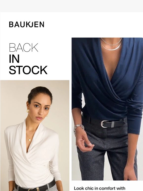 Back by Popular Demand: The Gylda Wrap Top
