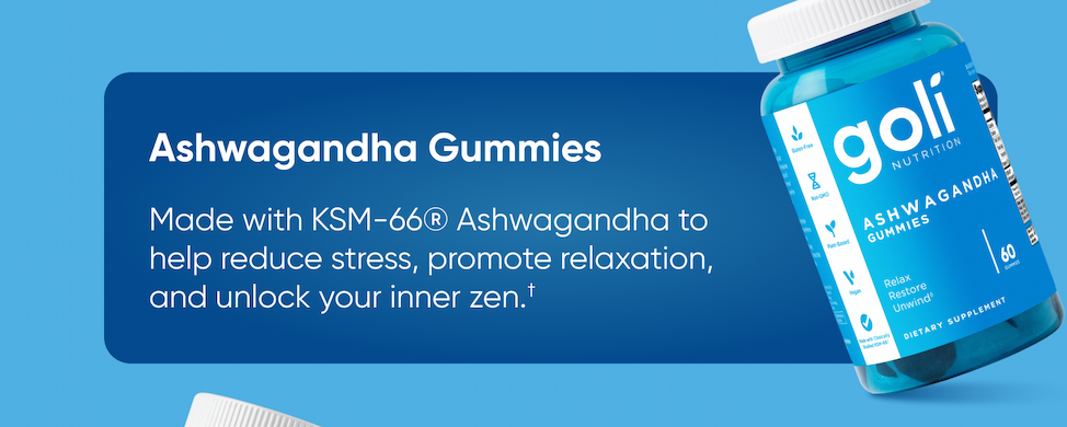 Ashwagandha Gummies  Made with KSM-66® Ashwagandha to help reduce stress, promote relaxation, and unlock your inner zen.†