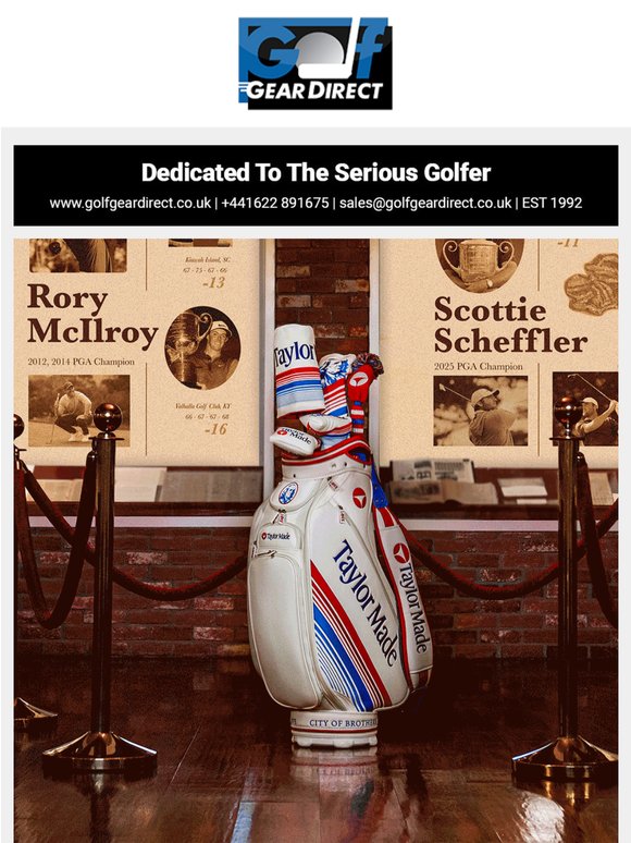 🔴⚪️🔵| TaylorMade Limited Edition PGA Staff Bag & Covers