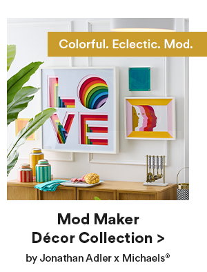 Colorful. Eclectic. Mod. Mod Maker Decor Collection > by Jonathan Adler x Michaels