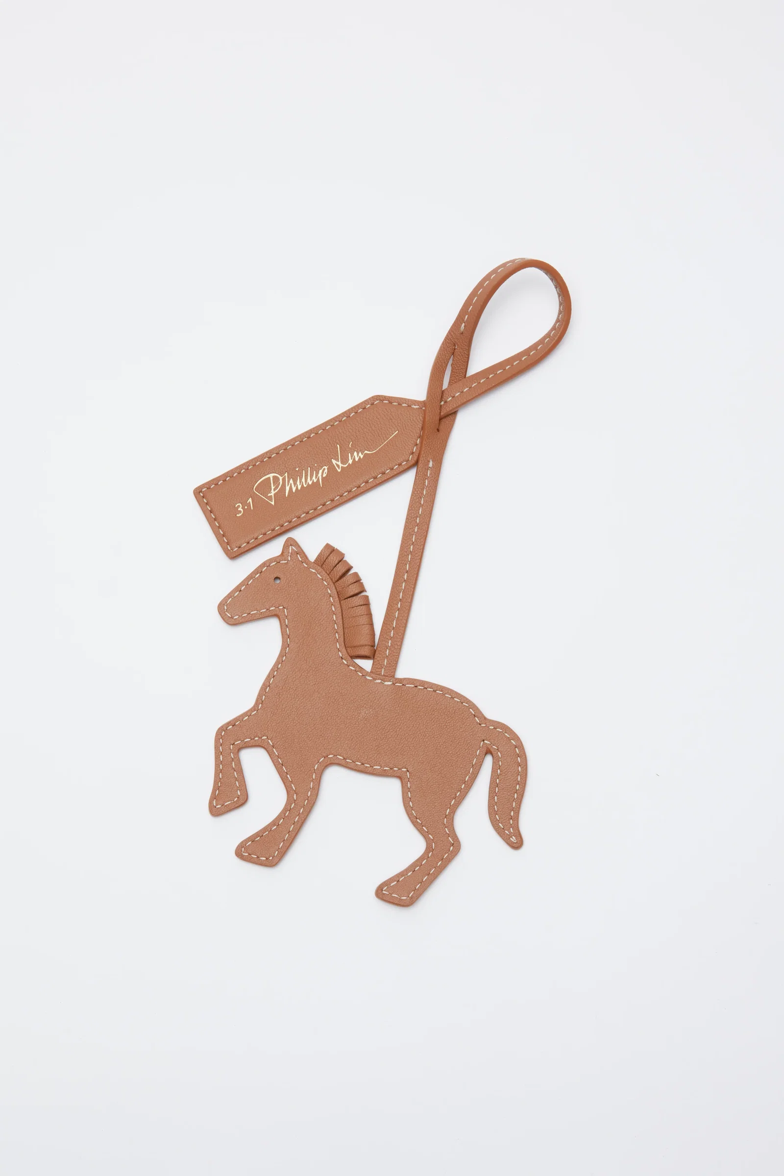 Image of Leather Horse Charm Tag