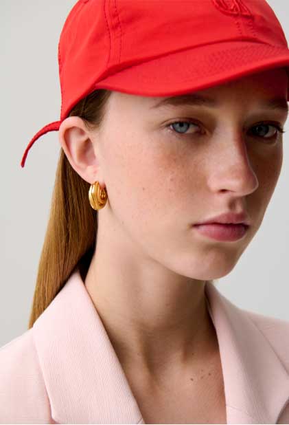 Boucles d'oreille gravée Claudie