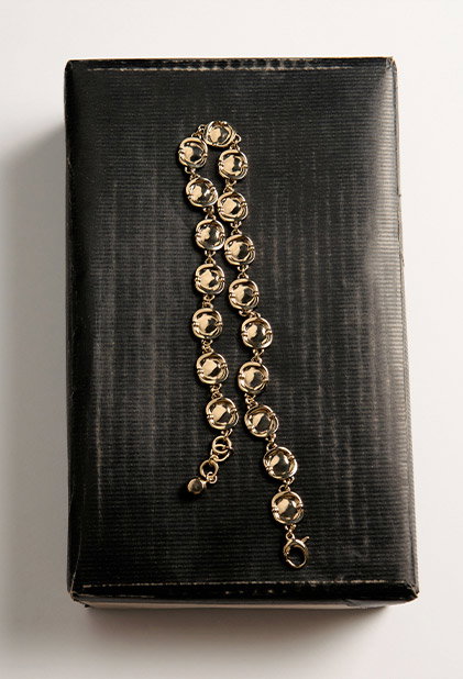 Collier chaîne dorée