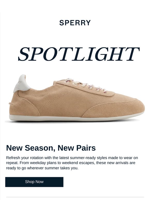 New Arrivals, Just in Time