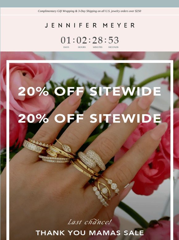 URGENT: 20% off ends at midnight!