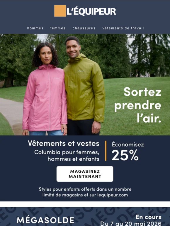 Columbia, Helly Hansen, Silver et Skechers en solde maintenant️‼️