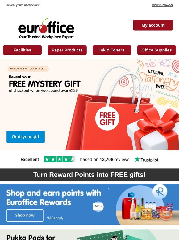 Celebrate National Stationery Week with a free Mystery gift, —!