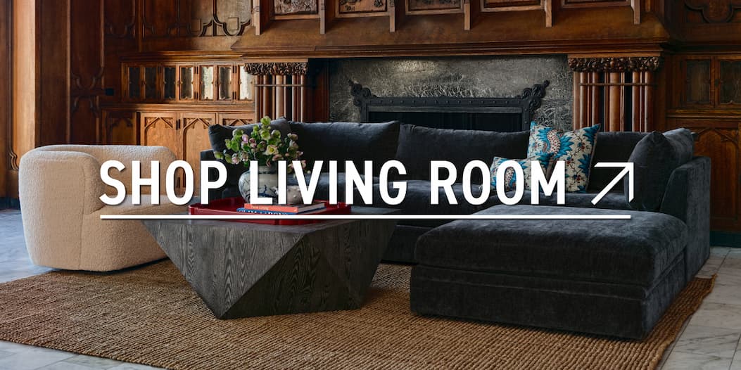 SHOP LIVING ROOM >