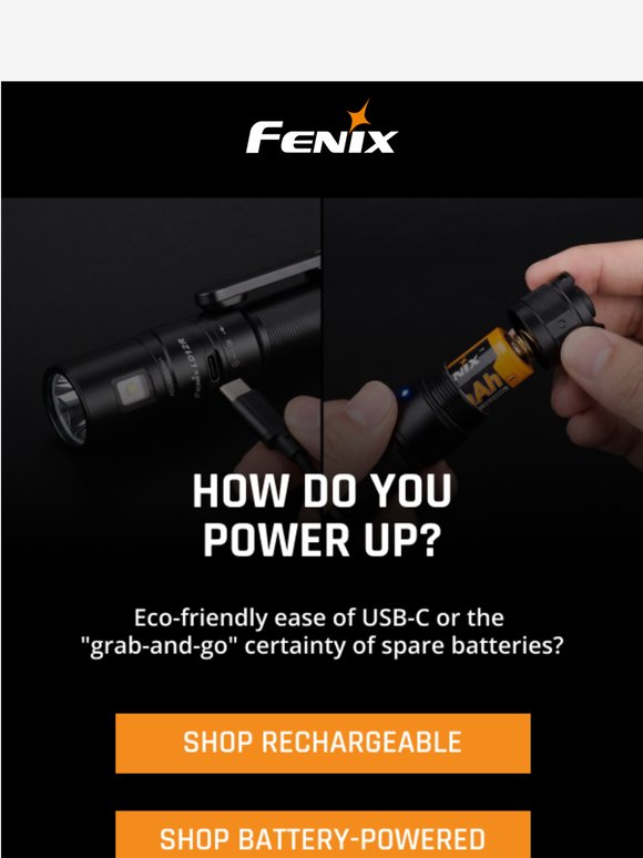 Rechargeable or Replaceable? You decide. 🔋