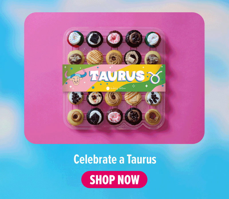 Celebrate a Taurus! Shop our Zodiac cupcake 25-pack now.