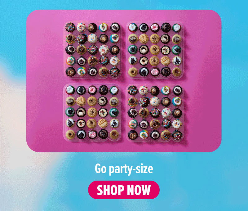 Go party-size! Shop our all the flavors cupcake 100-pack now.