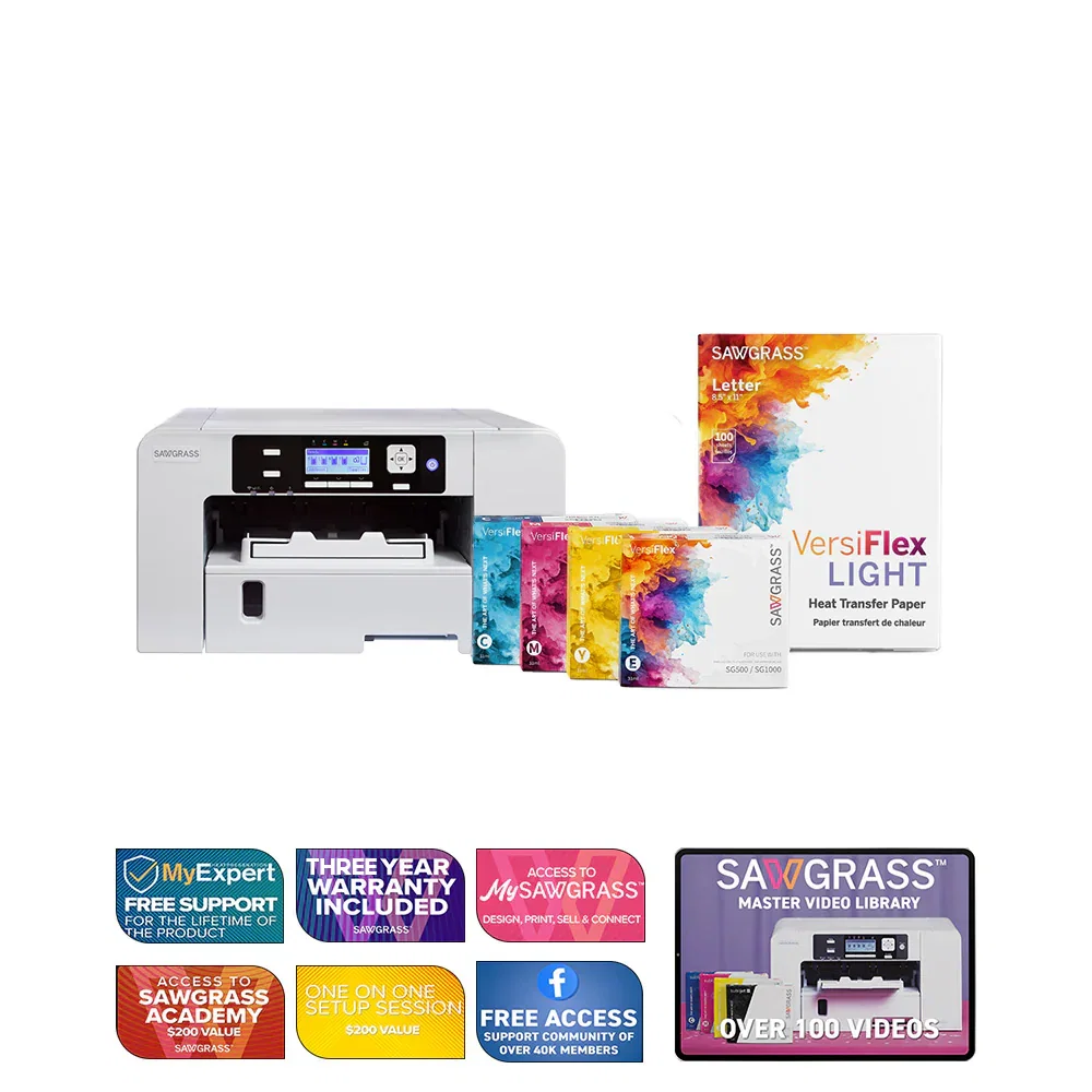 Image of Sawgrass SG500 VersiFlex Sublimation and DTF Light Hybrid System
