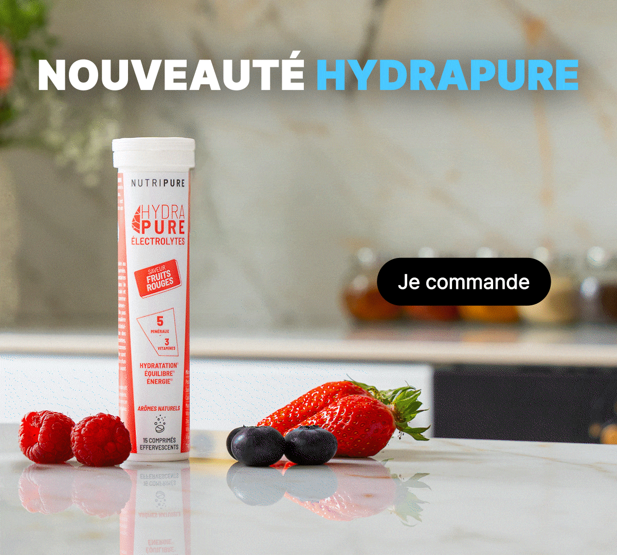 3 packs Hydrapure achetés = 1 offert*