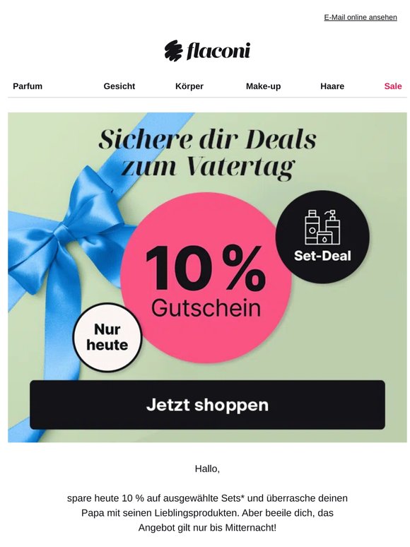 Nur HEUTE ❱❱ 10% auf Beauty-Sets 💙