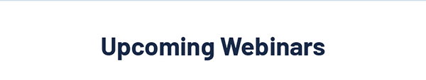 Webinar Series