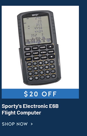 Sporty’s Electronic E6B Flight Computer