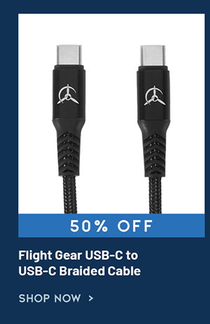 Flight Gear USB-C to USB-C Braided Cable