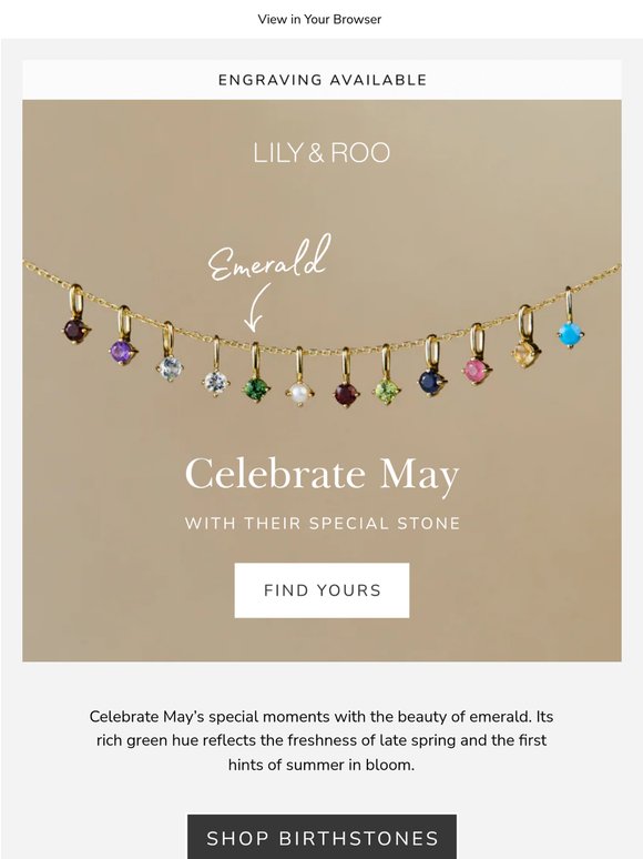 Celebrate May with Emerald 💚