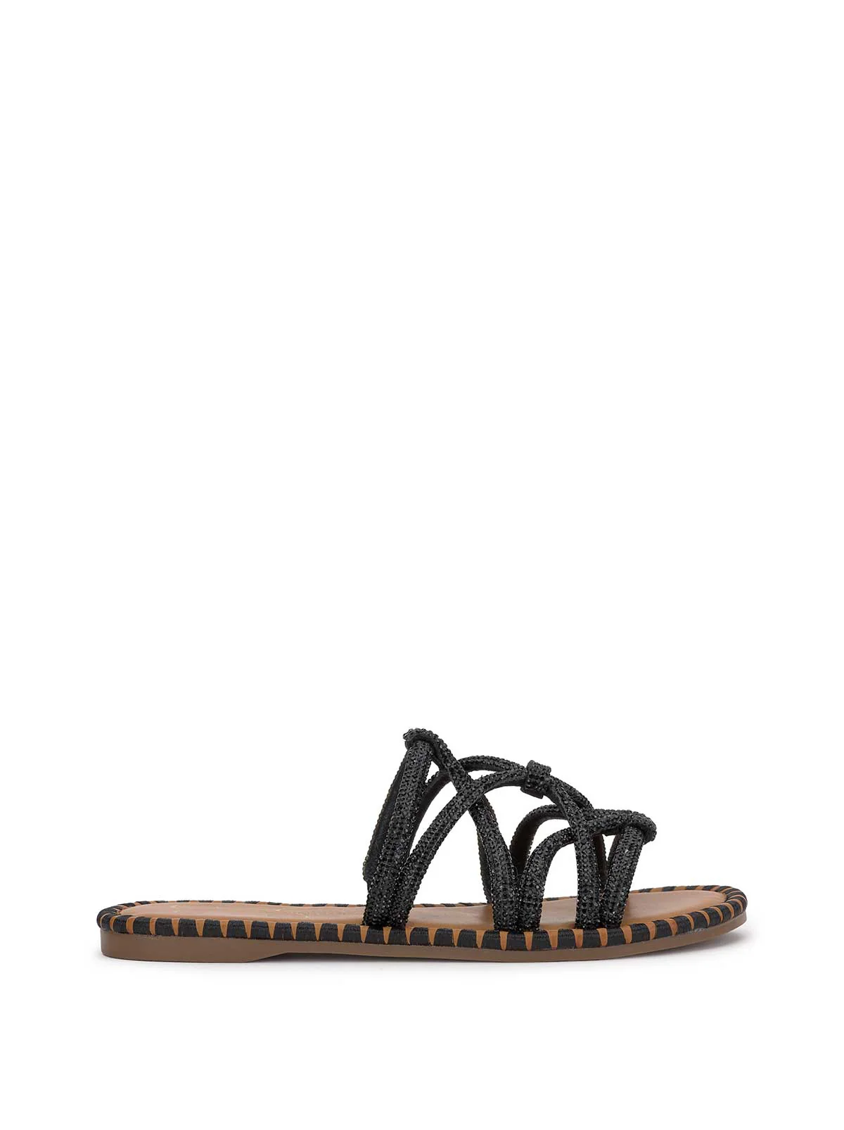 Image of Briellea Embellished Sandal in Black