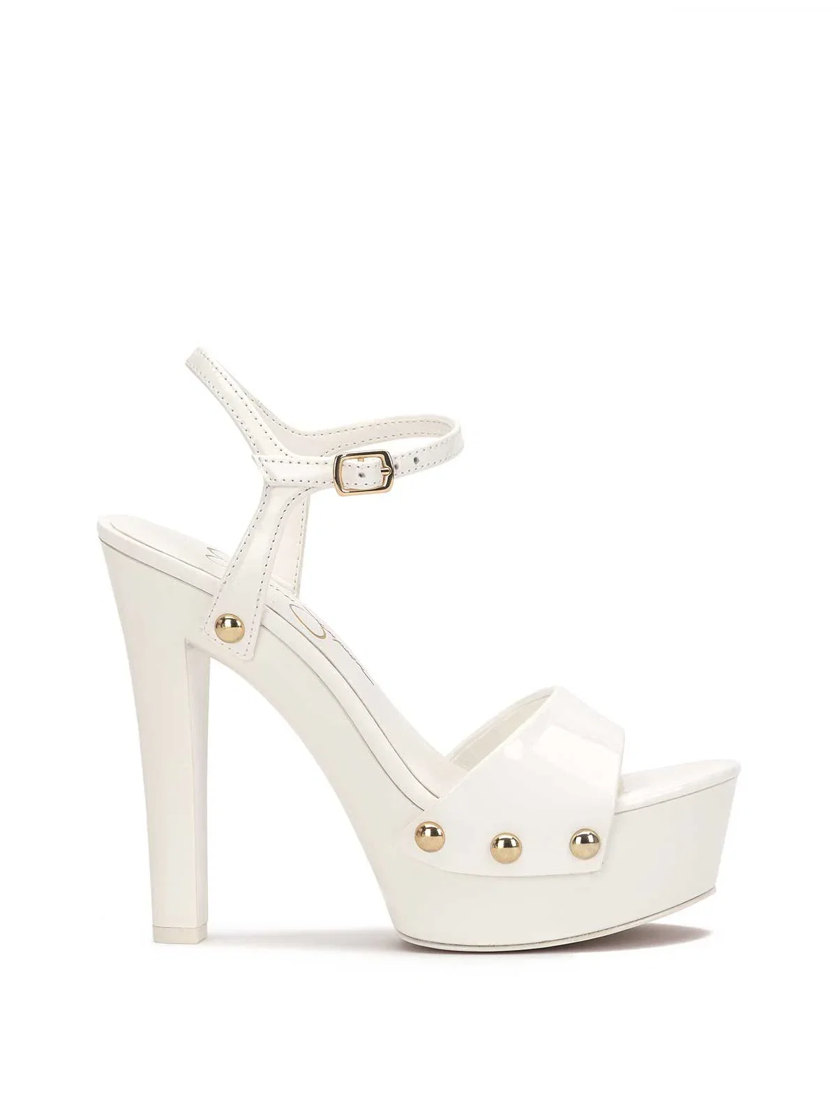 Image of Calenta Studded Platform in White