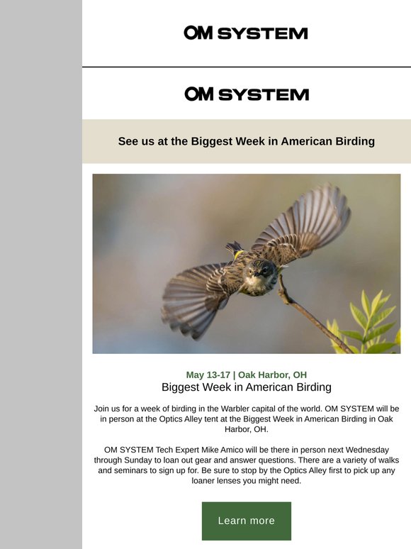 Join Mike at the Biggest Week in American Birding: May 13-17 in Ohio