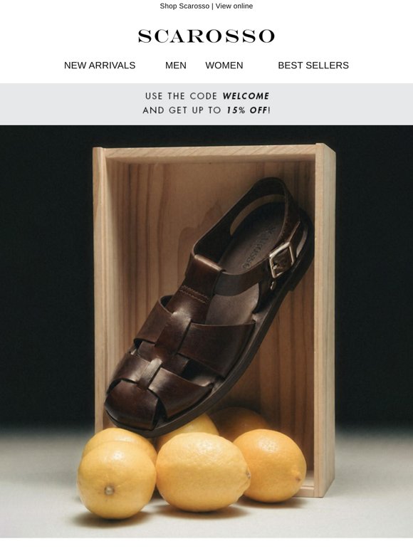 Sandals, a lighter way to dress