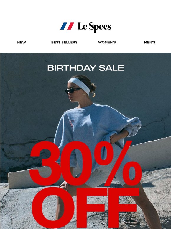 30% OFF SITEWIDE Le Specs Luxe
