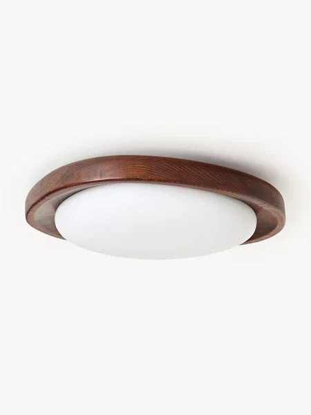 Plafondlamp Matthew met frame van essenhout