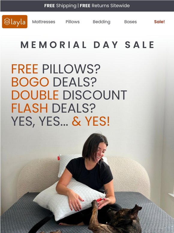 Memorial Day Sale: Free, BOGO, Double Discount! 👀