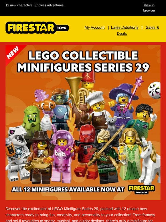 there, Discover the latest LEGO Minifigure Series 29!