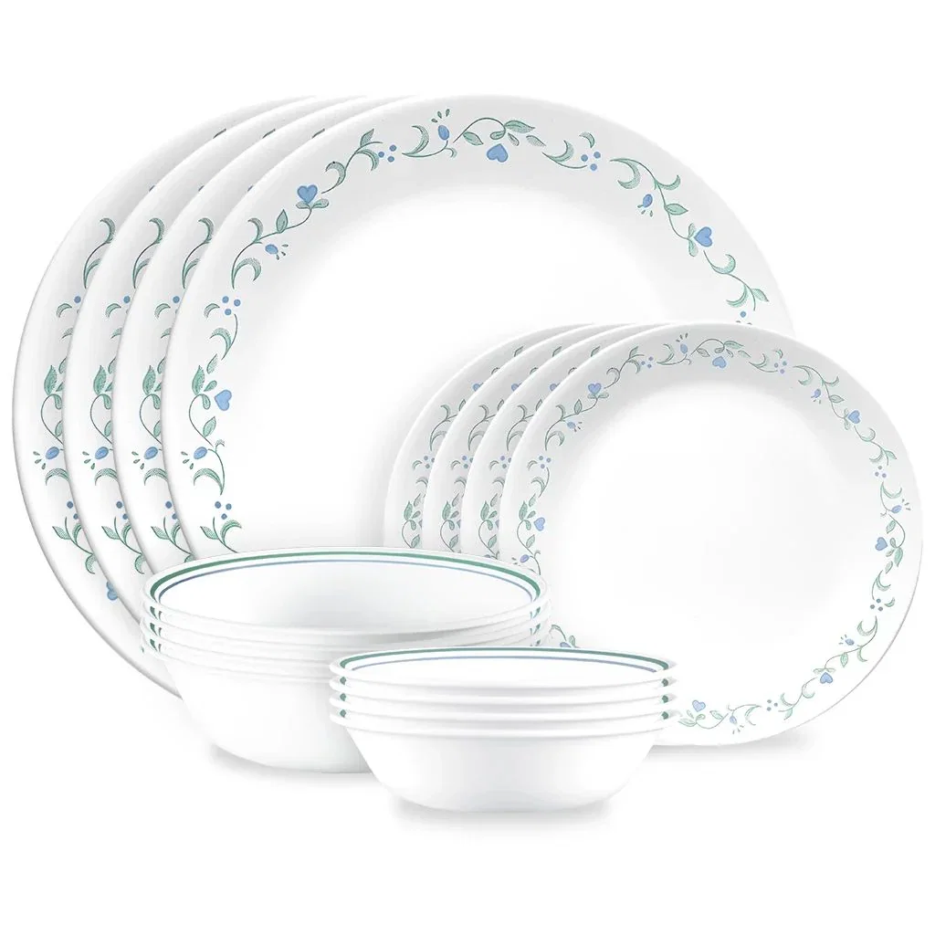 Image of Corelle® Country Cottage 16-piece Mugless Dinnerware Set, Service for 4