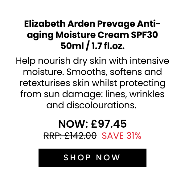 Help nourish dry skin with intensive moisture. Smooths, softens and retexturises skin whilst protecting from sun damage: lines, wrinkles and discolourations. 