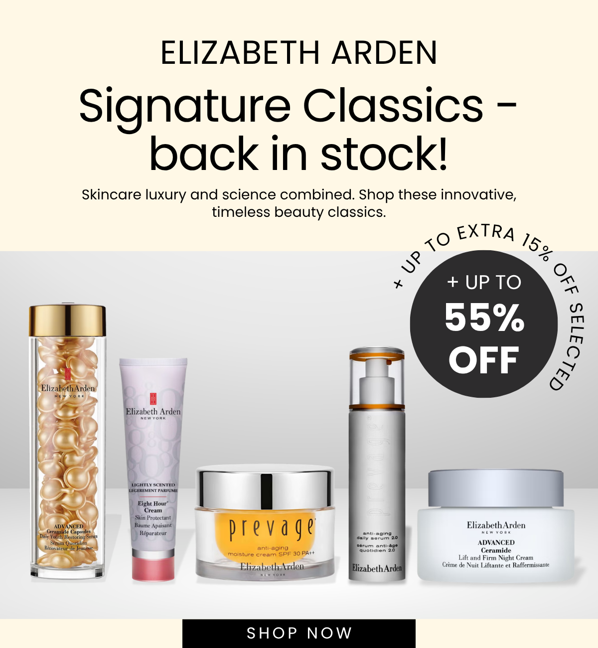 Elizabeth Arden - Signature Classics - back in stock!