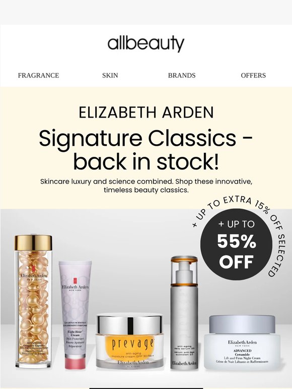 Restock Alert 🚨 These Elizabeth Arden Classics Are Back!