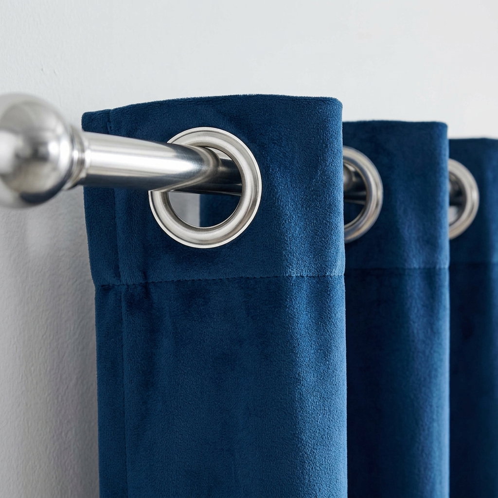 Grommet  Best for modern style  Clean, structured folds Slides easily on rod Great for everyday use