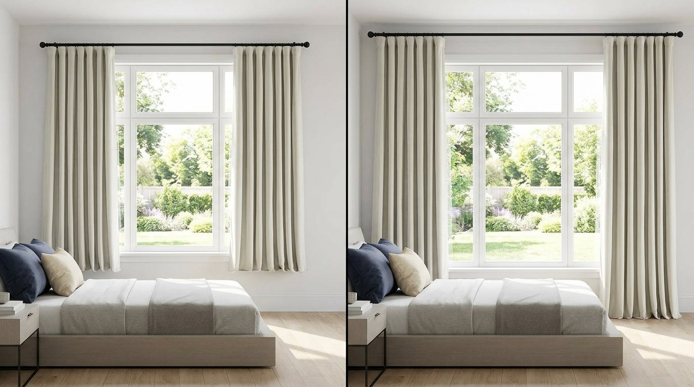 The #1 Mistake People Make When Hanging Curtains - It’s not your curtains—it’s how they’re hung.