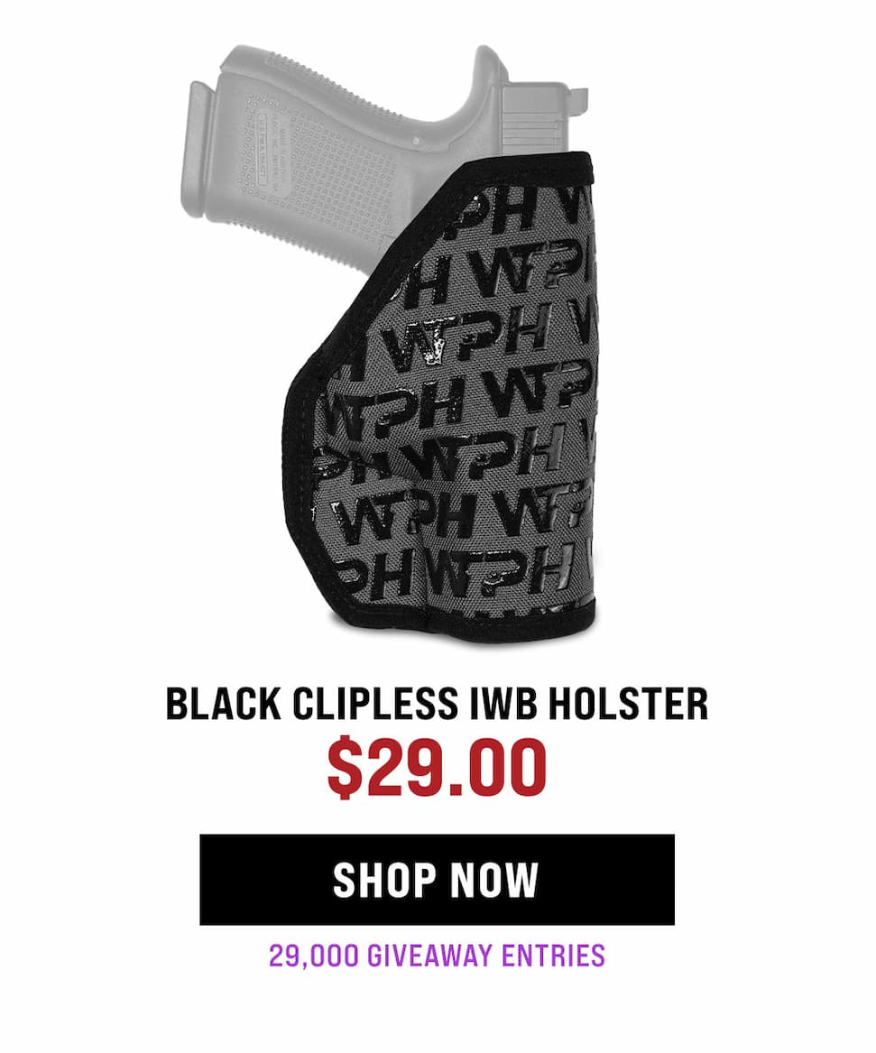 Ultralight Black Clipless IWB Holster