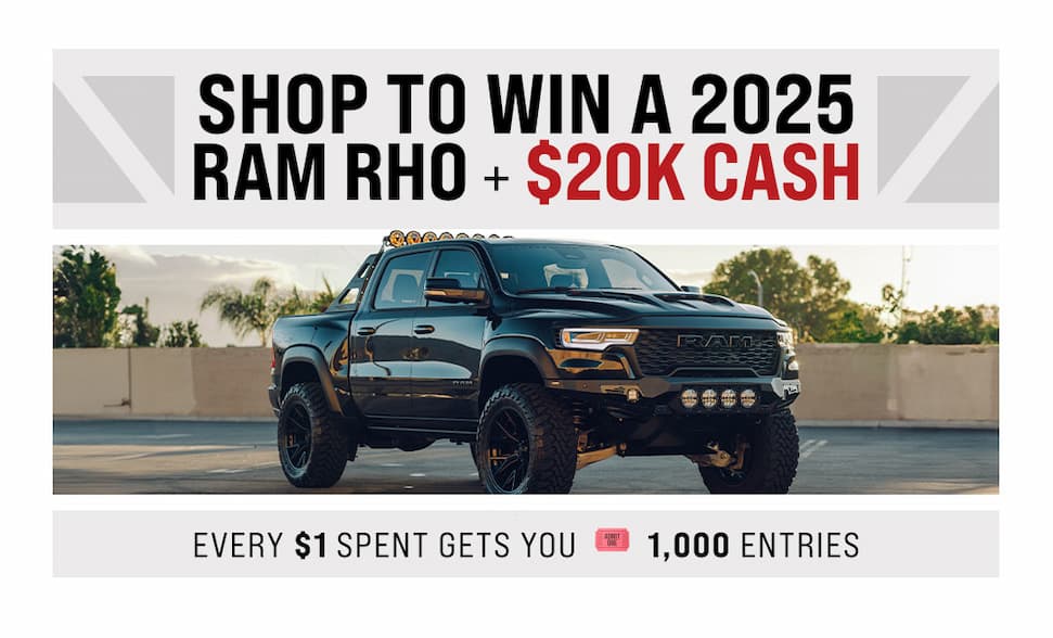 RAM RHO Giveaway