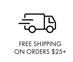 FREE SHIPPING ON ORDERS $25
