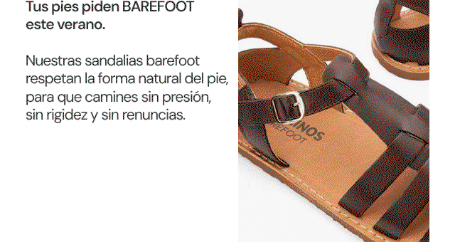 Tus pies piden BAREFOOT este verano
