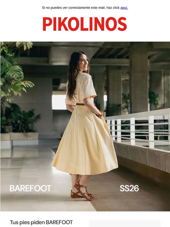 Tus pies piden BAREFOOT este verano